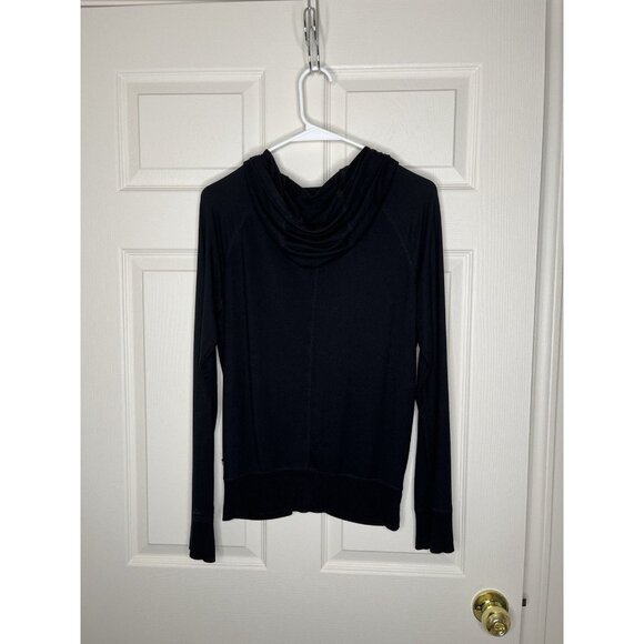 Zella Black Zip Hoodie Small Modal Made In India - Picture 2 of 4